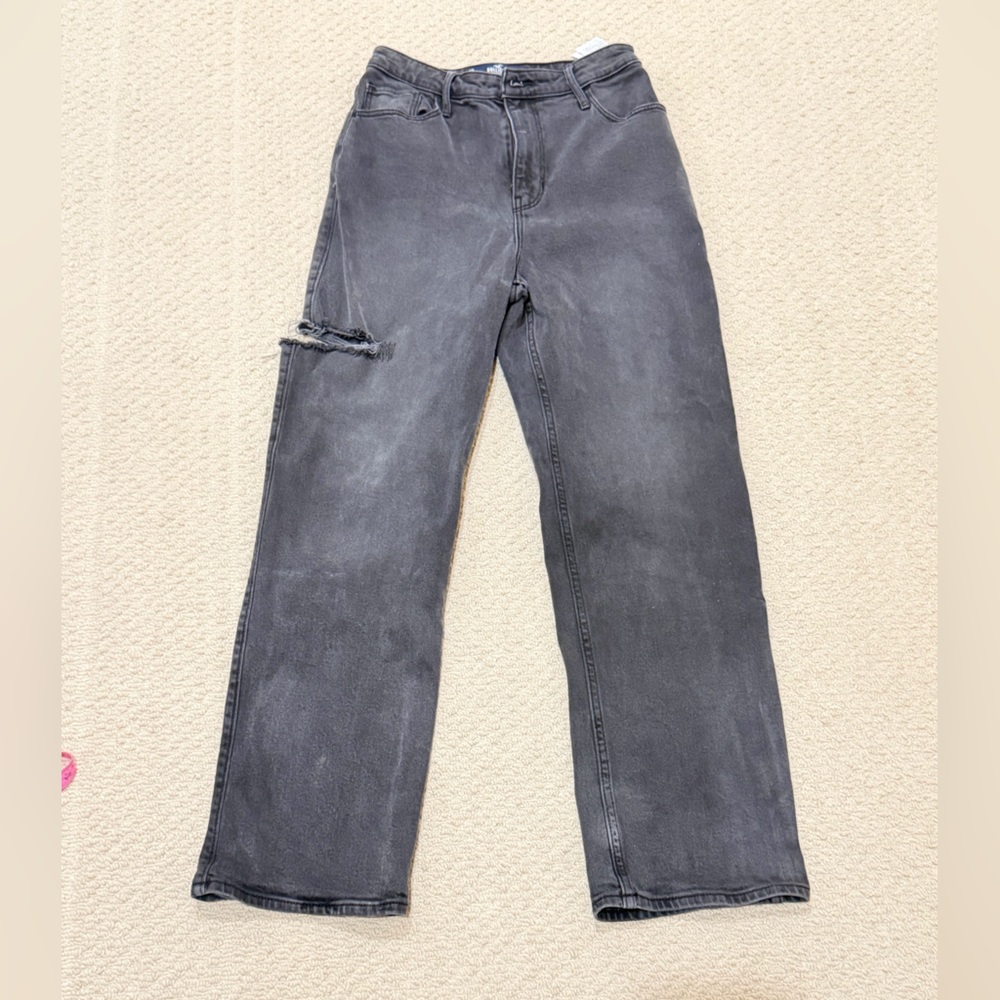 Hollister Washed Black Dad Jeans